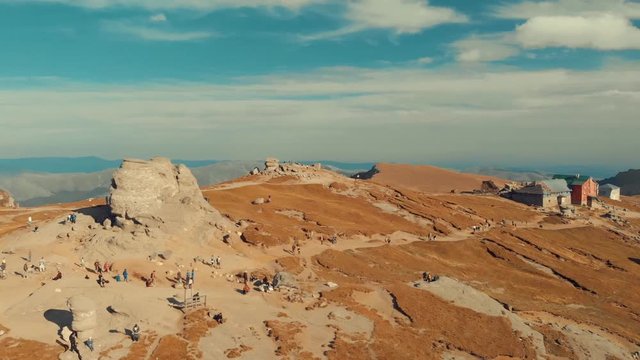 Bird eye view of the Carpathian Sphinx