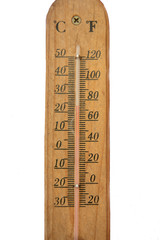 thermometer with white background