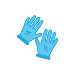 Gloves icon design template vector isolated illustration