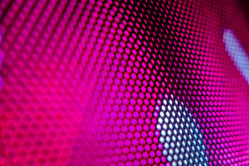 CloseUp LED blurred screen. LED soft focus background. abstract background ideal for design.