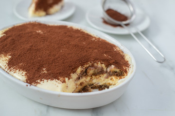 home made tiramisu