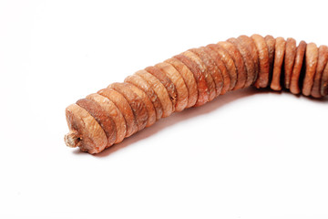 Dried Figs isolated on white background.