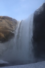 アイスランド、スコゥガフォスの滝