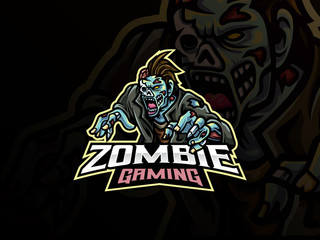 Monster zombie mascot design