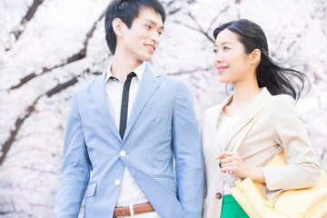 男女新入社員