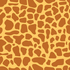 Giraffe skin. Background image of giraffe skin. Vector illustration.