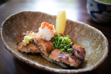 うなぎの白焼おろし