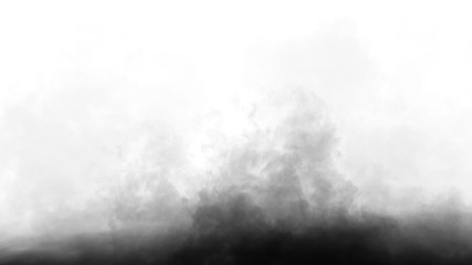 Fog and mist effect on isolated background. Smoke chemistry, mystery texture overlays. Stock illuistration.