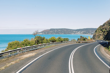 Road Trip view of the ocean