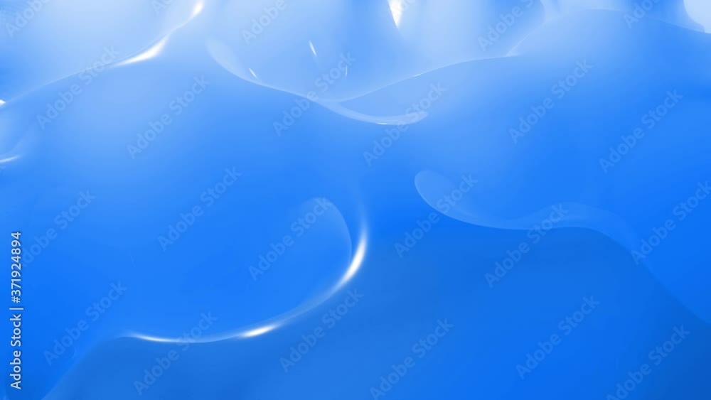 Poster stylish abstract looped background, changing surface of soft translucent material. creative soft bri