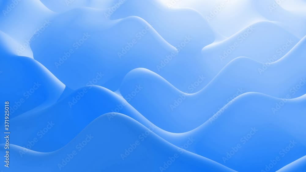 Poster stylish abstract looped background, changing surface of soft translucent material. creative soft bri