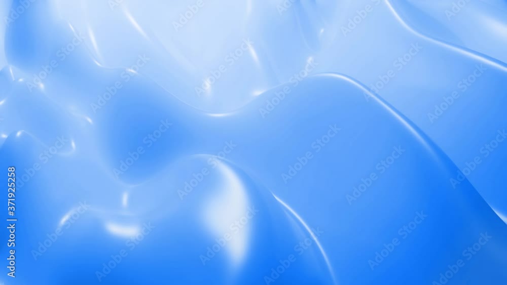 Poster stylish abstract looped background, changing surface of soft translucent material. creative soft bri