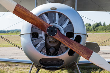 City Riga, Latvia. Avio show in honor of the city festival. Pilots show demonstrations with...
