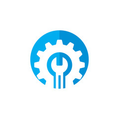 engineering industry logo , factory industry logo