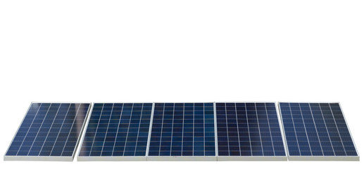 solar panel renewable energy concept isolated on white background