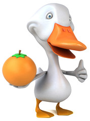 Fun duck - 3D Illustration