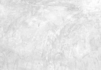 Old polished cement wall for white background, Loft texture background, Black and white for the background, The old white retro wall for the background can be beautifully assembled into the interior.