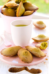 Madeleines au thé vert