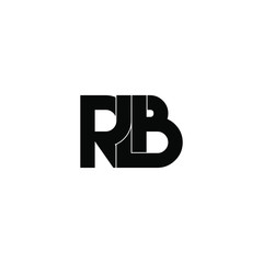 rlb letter original monogram logo design