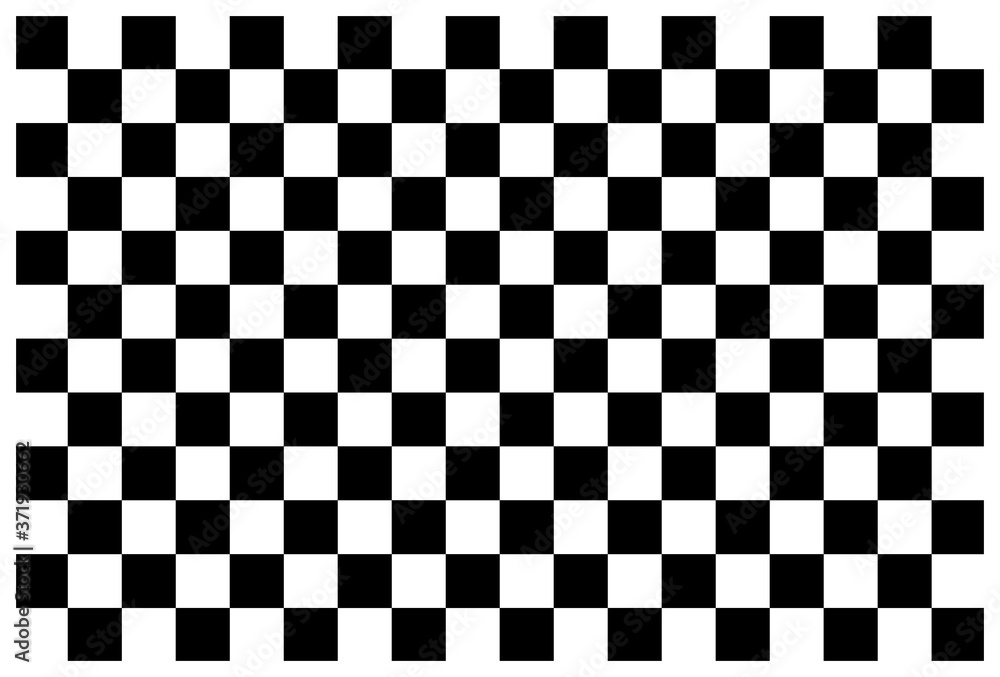 Poster checkerboard. black and white background for checker and chess. square pattern with grid. checkered 