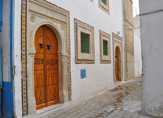Tunisia. Streets of the old city.