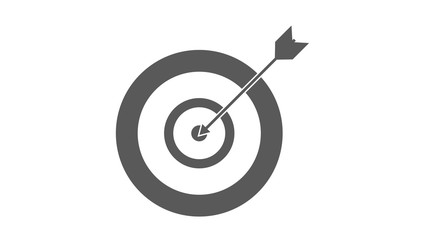 aim, arrow, Idea concept, perfect hit, winner, target goal icon