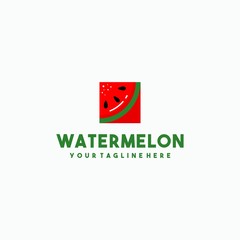 Creative modern watermelon logo design