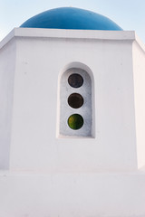 White architecture in Santorini island, Cyclades, Greece