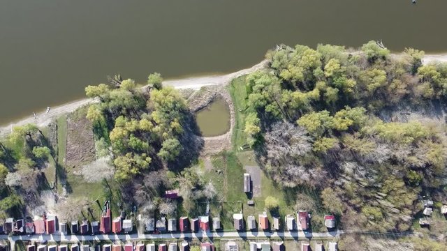 A little summer resort in Hungari by drone.