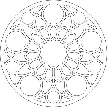 Rose Window Fig.18, round 2, base, round 1, framework