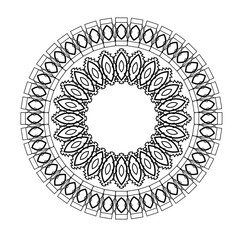 Mandala Design for artwork decoration, coloring book or even tattoo