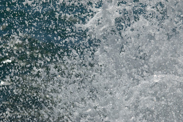 Fototapeta na wymiar splashing water with drops as background