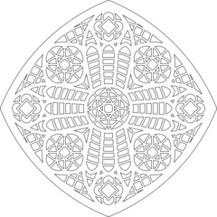 Rose Window Fig. 18, square 2, square 1, framework