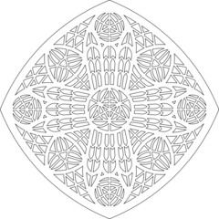 Rose Window Fig. 18, square 2, triangular 1, framework