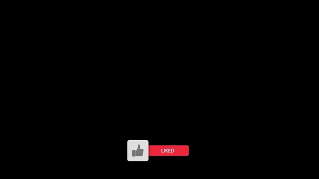 Like Button Animation with 4K QuickTime Alpha Channel Prores 444