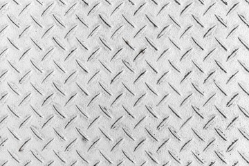 Silver diamond plate texture and background seamless