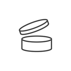 Product durability, packaging sign line icon. linear style sign for mobile concept and web design. outline vector icon. Symbol, logo illustration. Vector graphics