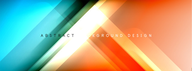 Motion concept neon shiny lines on liquid color gradients abstract backgrounds. Dynamic shadows and lights templates for text