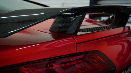 Car in garage, service, car salon.