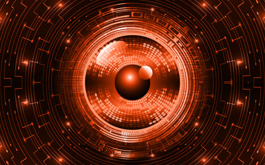 Blue eye cyber circuit future technology concept background
