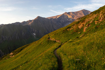 Aufstieg zum Hohen Tenn