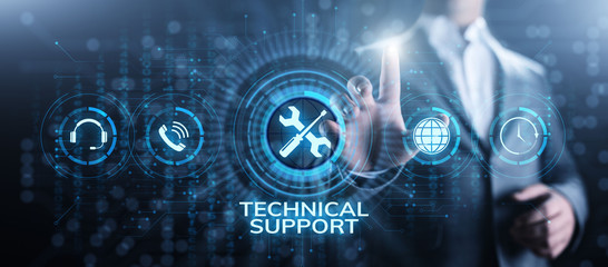 Technical support customer service guarantee quality assurance concept.