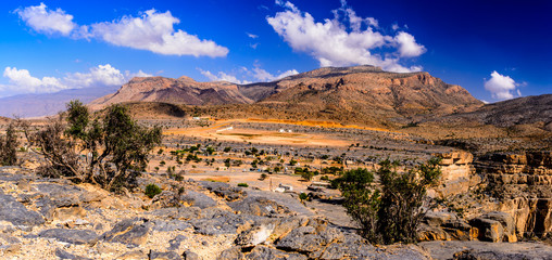 Wadi Ghul is a beautiful valley area in Oman