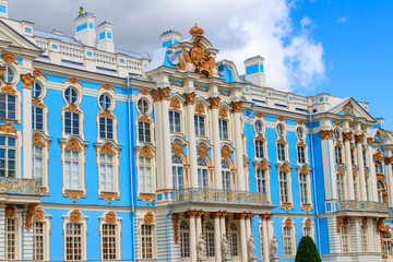 Catherine Palace is a Rococo palace located in the town of Tsarskoye Selo (Pushkin), 30 km south of...