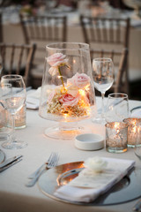 Wedding Guest Dining Table Decorations, Wedding Ceremony Dinner