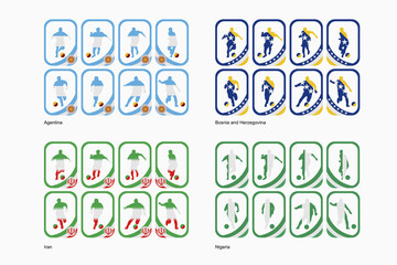 Group F teams in a form of cards © ImageHit
