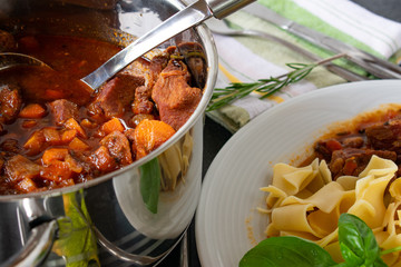 italian stew with Pasta