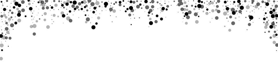 Scattered dense balck dots. Dark points dispersion