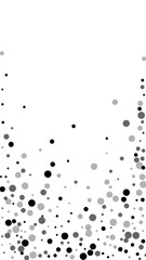Scattered random black dots. Dark points dispersio