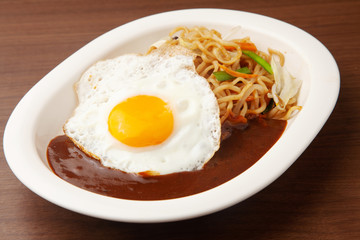 カレー焼きそば